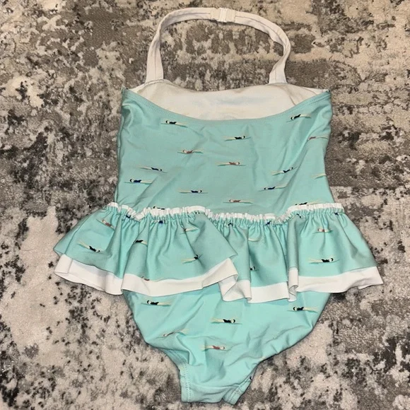 Janie and Jack swimsuit size 6 perfect condition .